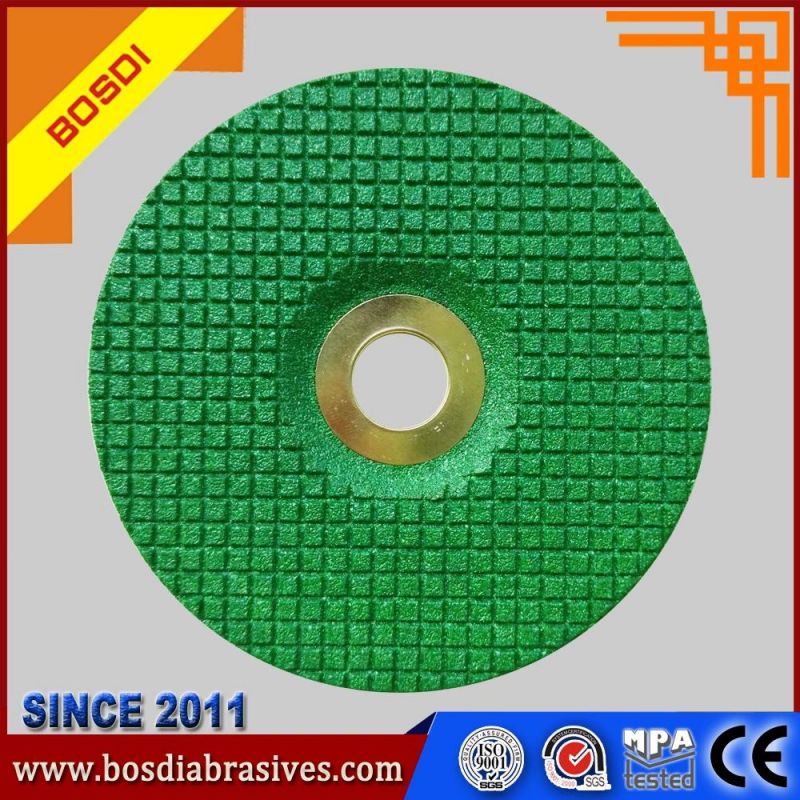 4.5" T27 Best Quality China Manufacturer Abrasive Resin Grinding Wheel Making Grinding Machine, Black Paper Cover, Asia/Europe Type
