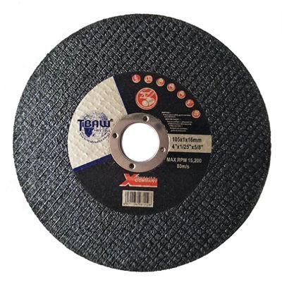 China Disco De Corte Economico Cheap Price Metal Inox Cut-off Wheel T41 Abrasive Tools Cutting Disc Production of 4-Inch Tooth-Shaped
