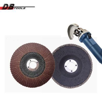 4 Inch 100mm Flap Disc Emery Cloth Disc 16mm Hole Grit 80 Aluminum Oxide for Wood