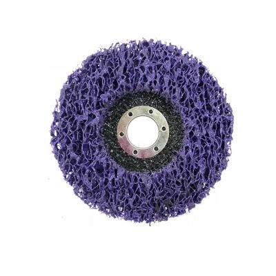 Purple Clean and Strip Disc with Premium Silicon Carbide as Abrasive Tooling for Metal Wood Plastics Stone Polishing