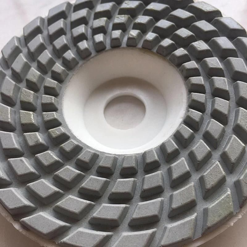 Stone Abrasive Wet Concrete Compressed Polishing Pad