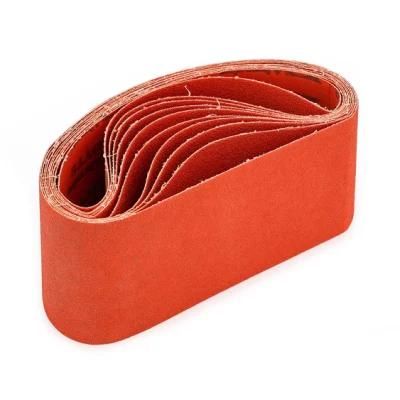 Aluminium Oxide Abrasive Endless Sanding Belts for Polishing Wood Stainless Steel Metal Surface Grinding and Rust Removing