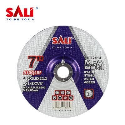 Sali 7&quot; 180*3*22.2 T42 Grinding Disc Wheel for Metal Inox with MPa Certificate