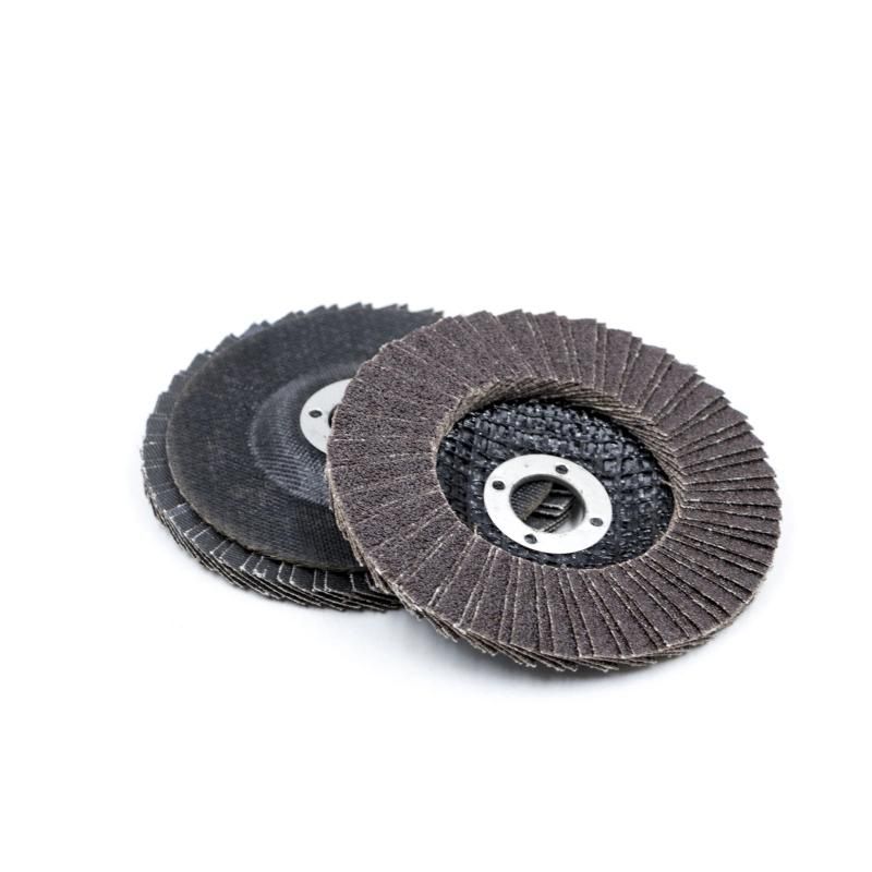 Double Fitted Flaps Pattern Abrasive Disc for Grinding Stainless Steel
