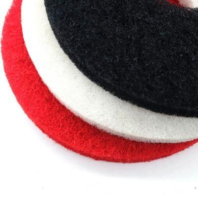 Round Shape Polyester Floor Polishing Pad Cleaning Scrubbing Scouring Pads
