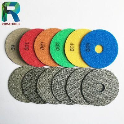 100# Grit Electroplated Polishing Pads