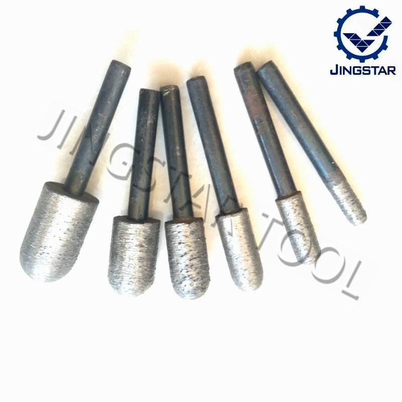 Diamond Hot Press Grinding Head Round Pillar Ball Rod Stele Carving Polishing