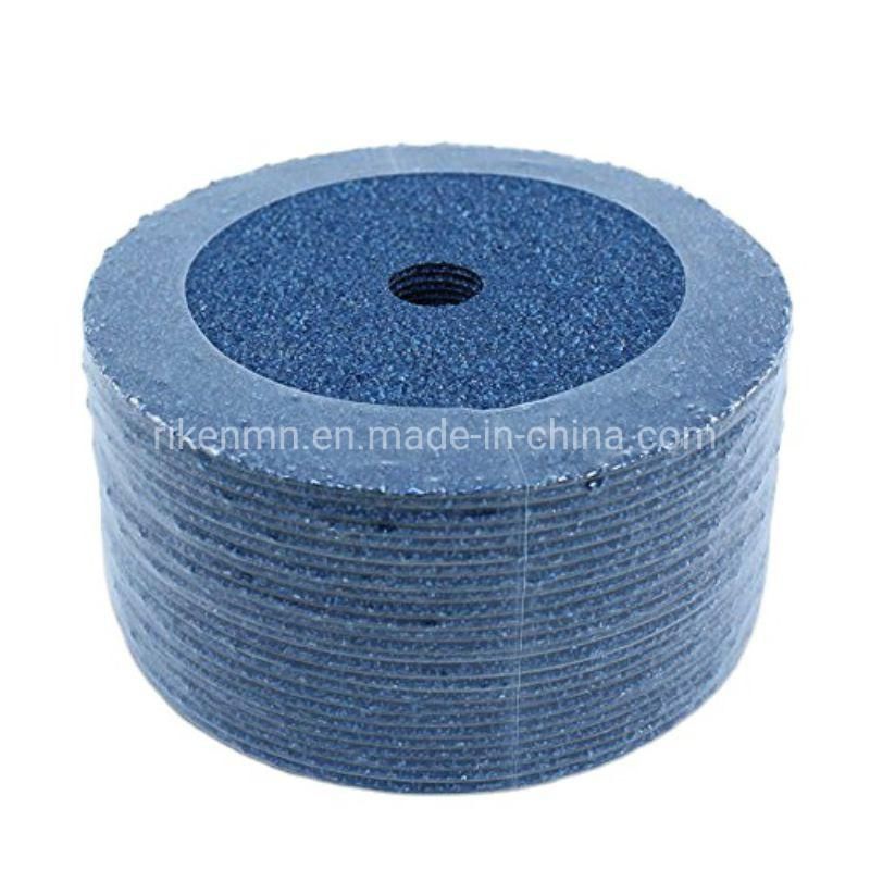 5"/7"/8" Blue Center Hole Sanding Disc Fiber Disc for Grinding