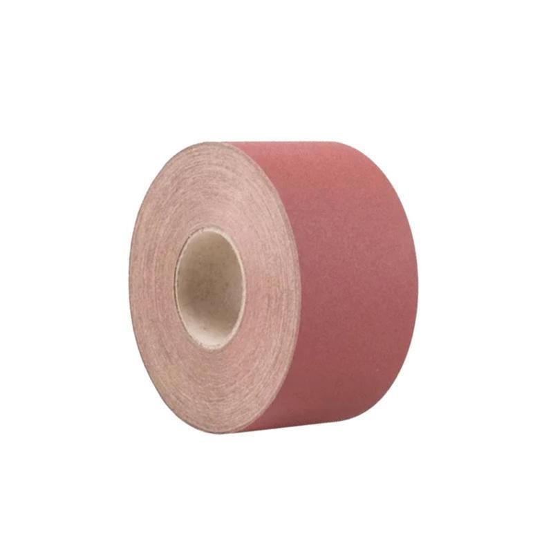 Factory Direct Price Sandpaper Backing Roll Surface Polishing Round Emery Abrasive Cloth Roll for Sanding Wood