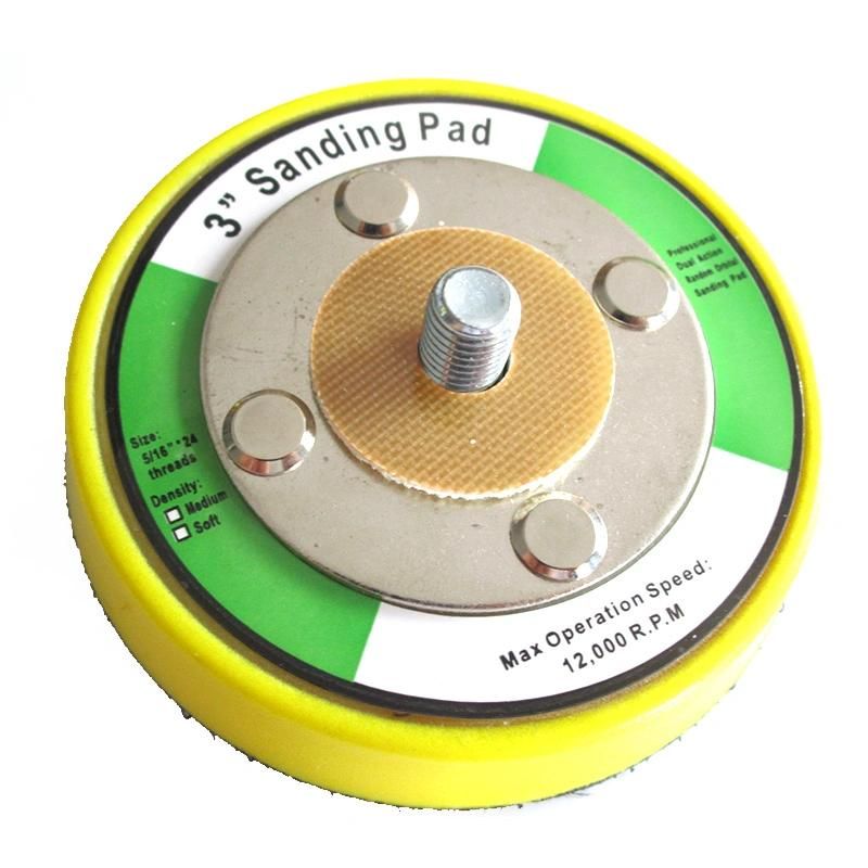 3 Inch 5/16"-24 Thread Backup Sanding Pad for Hook & Loop Sanding Discs Power Tools Accessories