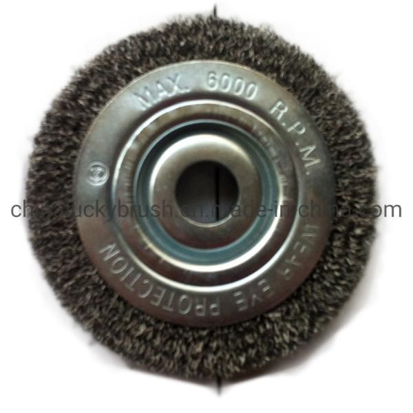 6 Inch Stainless Steel Wheel Brush (YY-056)