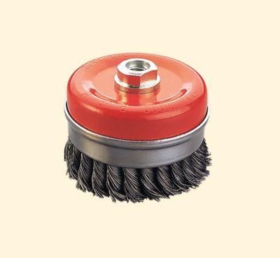 Twist Cup Wire Brush with Bridle Ring