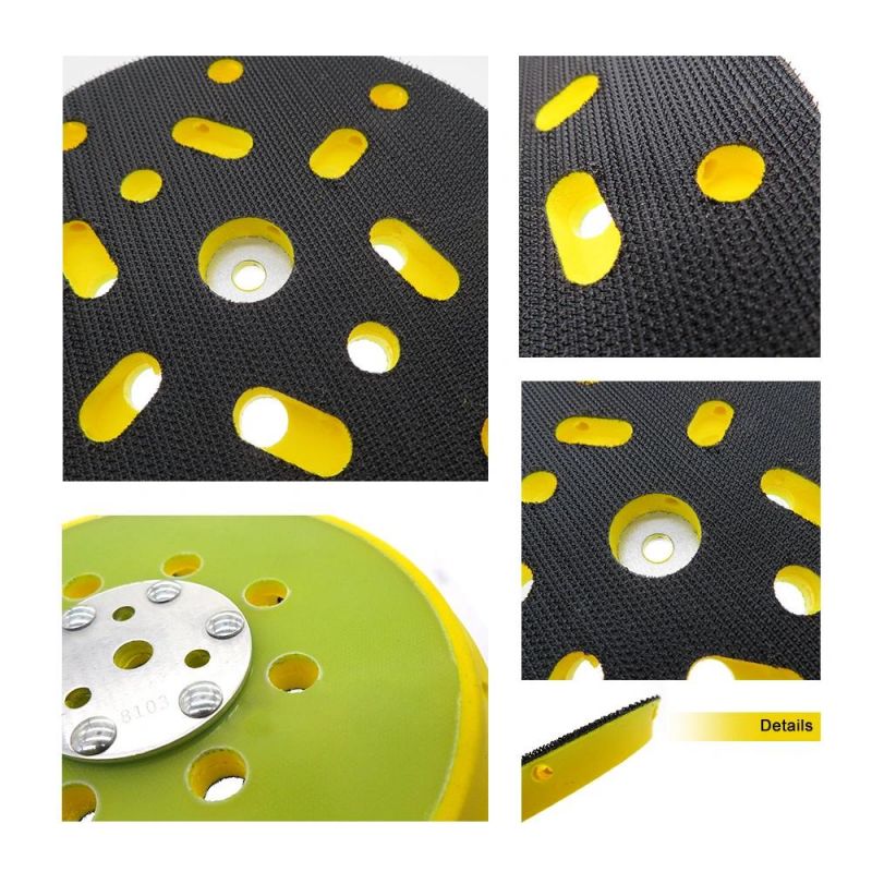 6 Inch 150mm Sanding Pad Sander Backing Pad Hook and Loop Side Holes Power Tools Accessories