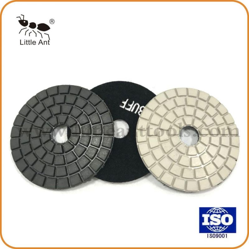 100mm Flexible Diamond Wet Polishing Pads for Marble & Granite