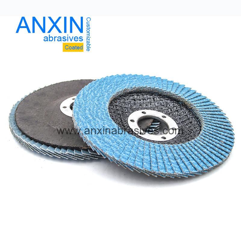 Chinese Ceramic Flap Disc in Blue Color