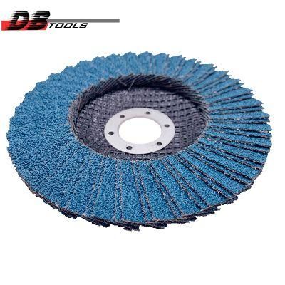 Flap Disc Double Sheets for Stainless Steel a/O with Blue Color 75mm Glassfiber Backing
