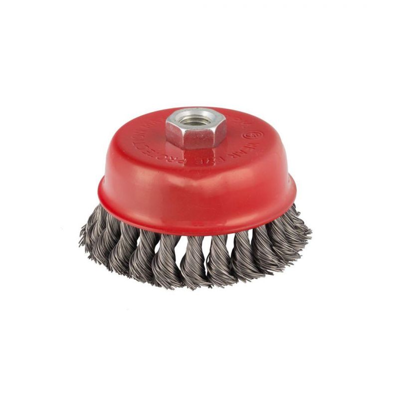 Knot Cup Brushes for Right Angle Grinders