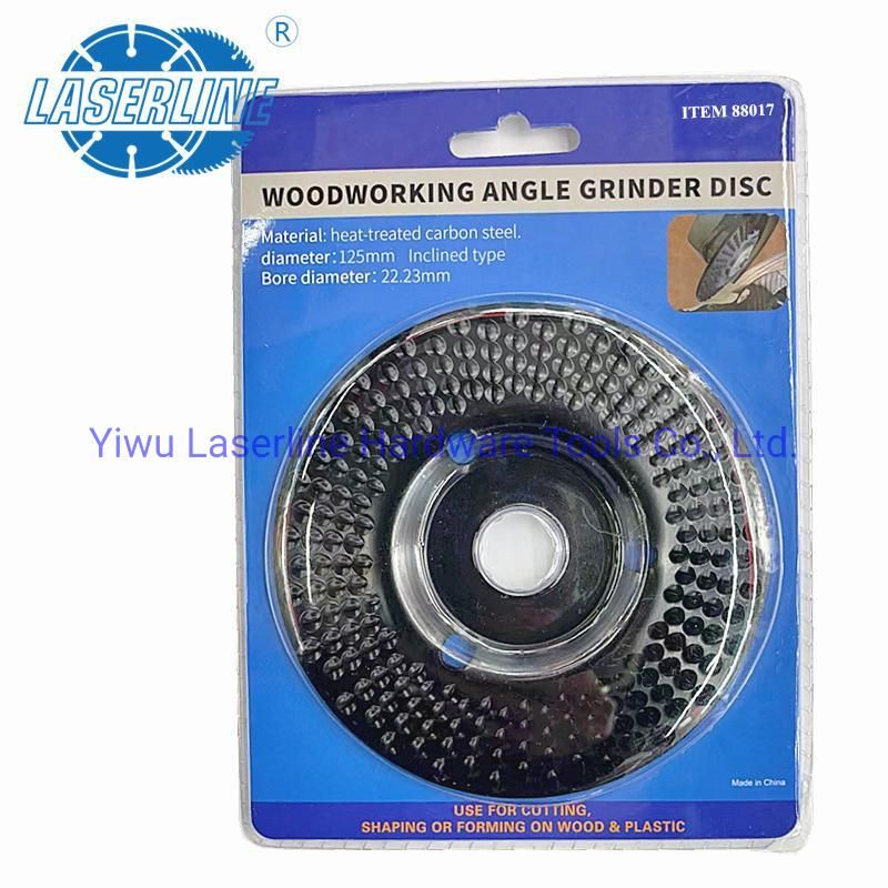 Grinder Wheel Disc 5 Inch Wood Shaping Wheel, Wood Grinding Shaping Disk for Angle Grinders