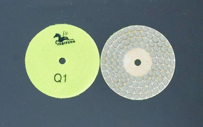 Qifeng Power Tool 4 Steps Diamond Polishing Pad for Granite and Marble