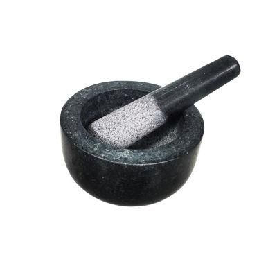 Customized 14X8cm Stone Mortar and Pestle Manufacturer From China