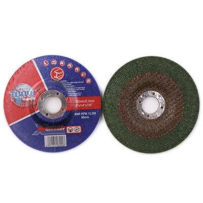 5&quot; 125X6X22.2mm T27 Durable Resinoid Bond Grinding Wheels for Inox and Stainless Steel