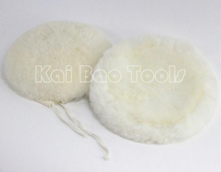 200mm Double Sided Fleece Wool Pad for Car Polishing