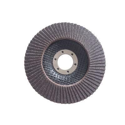 4.5&quot; 80# High Heated Alumina Oxide Flap Disc Suitable for Heavy Load Grinding as Abrasive Tools for Angle Grinder