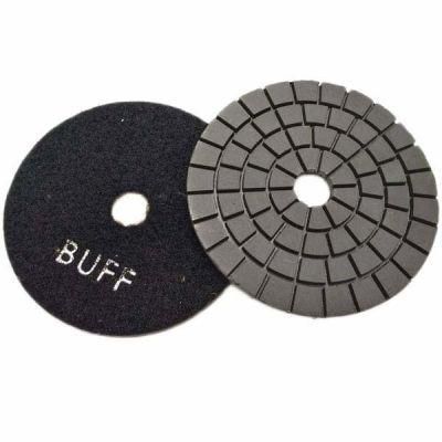 100mm Black Buff Pads Wet Dry Used Resin Bond Buff Polishing Pads