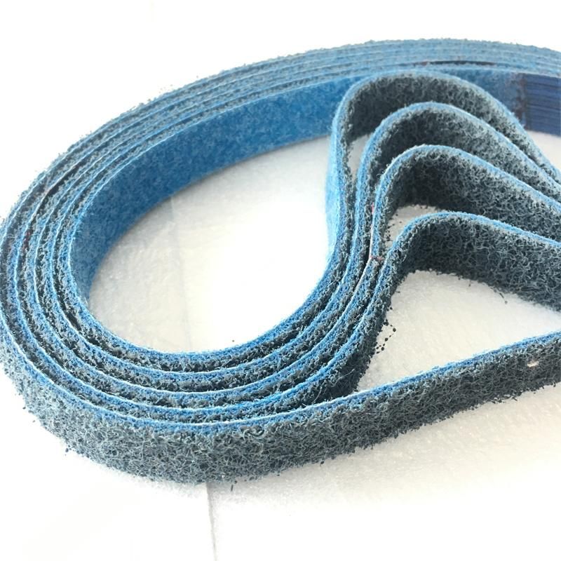 High Quality Wear-Resisting Abrasive Tools Non-Woven Sanding Belt for Grinding and Polishing Stainless Steel and Metal