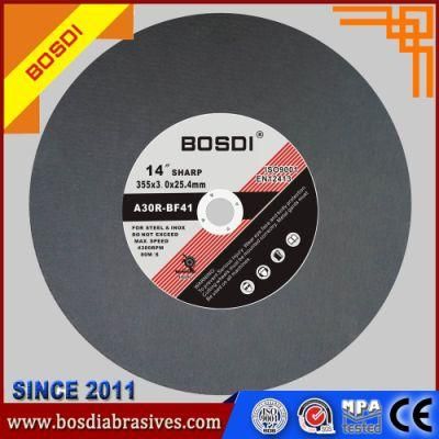 14&quot; OEM Abrasive Polishing Cut off Disc Tooling Cutting Wheel, 355X2.5X25mm