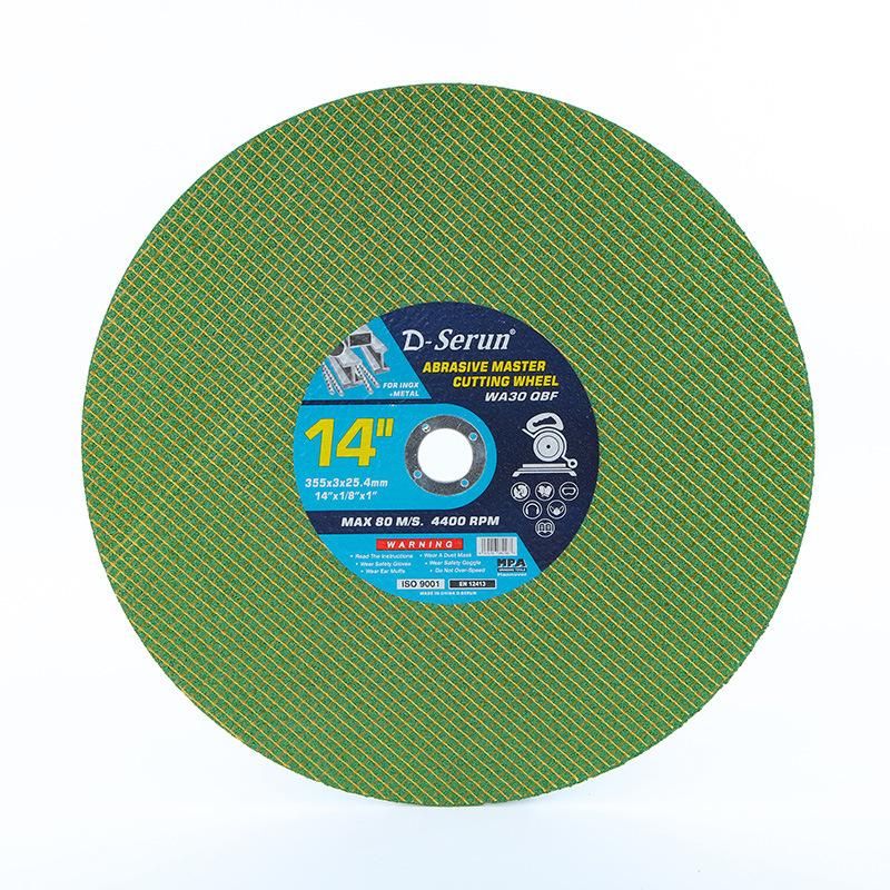 OEM Supplier Abrasive Cut off Metal Wheel for Cutting Tooling