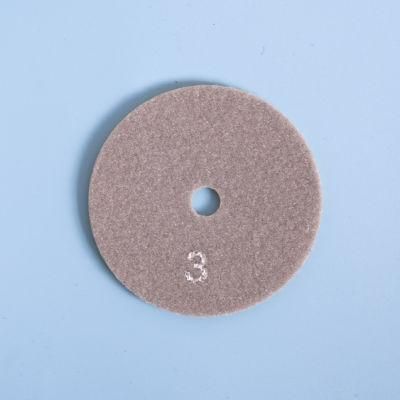 Qifeng Power Tool 3 Step Wet Flexible Diamond Polishing Pad for Stone Polishing