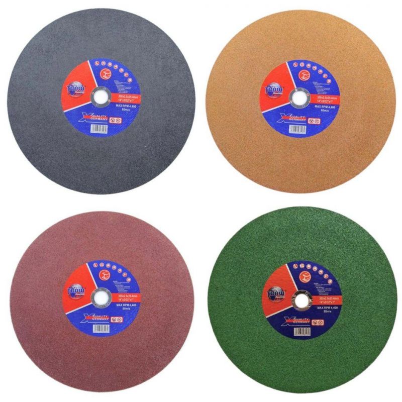 OEM 14inch 350mm Single Net Abrasive Cutting Wheel for Metal, Stainless Steel