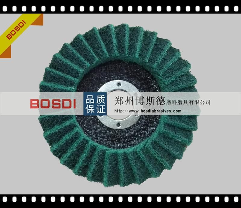 Calcine Alumium Upright Abrasive Flap Disc (100X16mm) for Metal and Stainless Steel, Flapwheel, Flapdisc, Mop Wheel, Coated Stripping Flap Disc, Grindingwheel