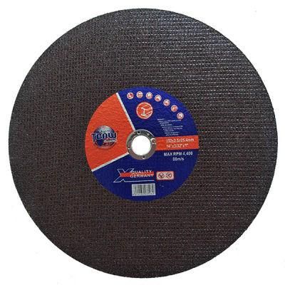 350X2.5X25.4mm 2net Black Abrasive Cutting off Wheel Double Network Cutting Disc for Metal