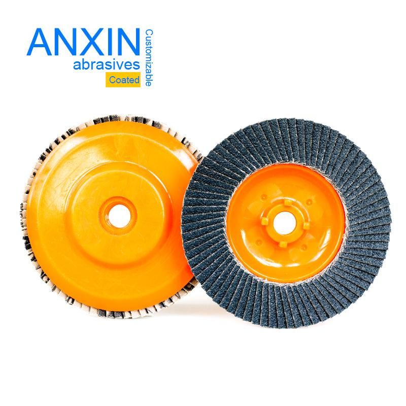 M16 Abrasive Flap Disc with Orange Backing for Stainless Steel