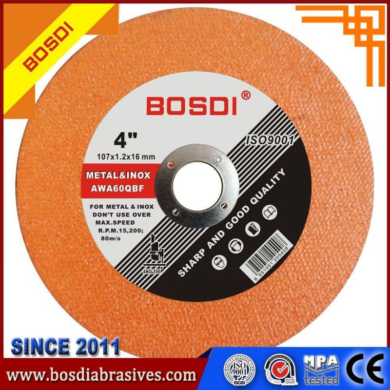 High Quality 4" Single Net Cutting Wheels for Inox and Metal