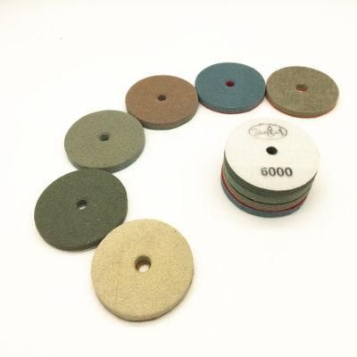 Daofeng 3inch 80mm Diamond Sponge Polishing Pad for Marble Quartz