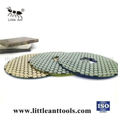 5 Inch Diamond Flexible Dry Polishing Pads for Granite/Concrete/Marble