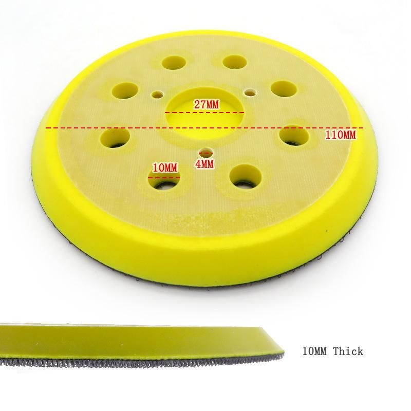 5 Inch 125mm Sanding Pad 3 Nails Sander Backing Pad for Hook and Loop Sanding Discs Power Tools Accessories