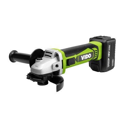 Vido Power Tool 100mm 4ah 18V Cordless Angle Grinder