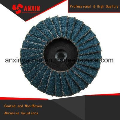 Mini Flap Disc with Rubber Holder Backing