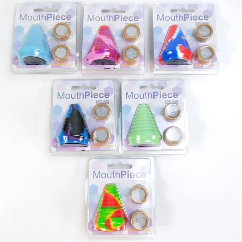Hot Sale Portable Silicone Mouth Piece with Replaceable Filters