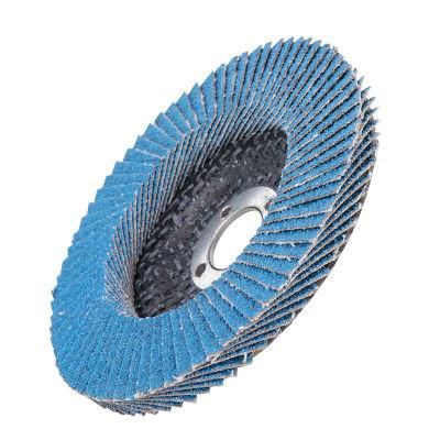 7&quot; Inch 180mm Za Flexibel Blue Flap Disc