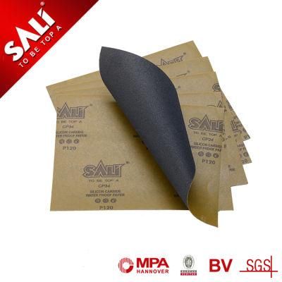 China Manufacture Reinforced Silicon Carbide Kraft Paper 600 Grit Sandpaper
