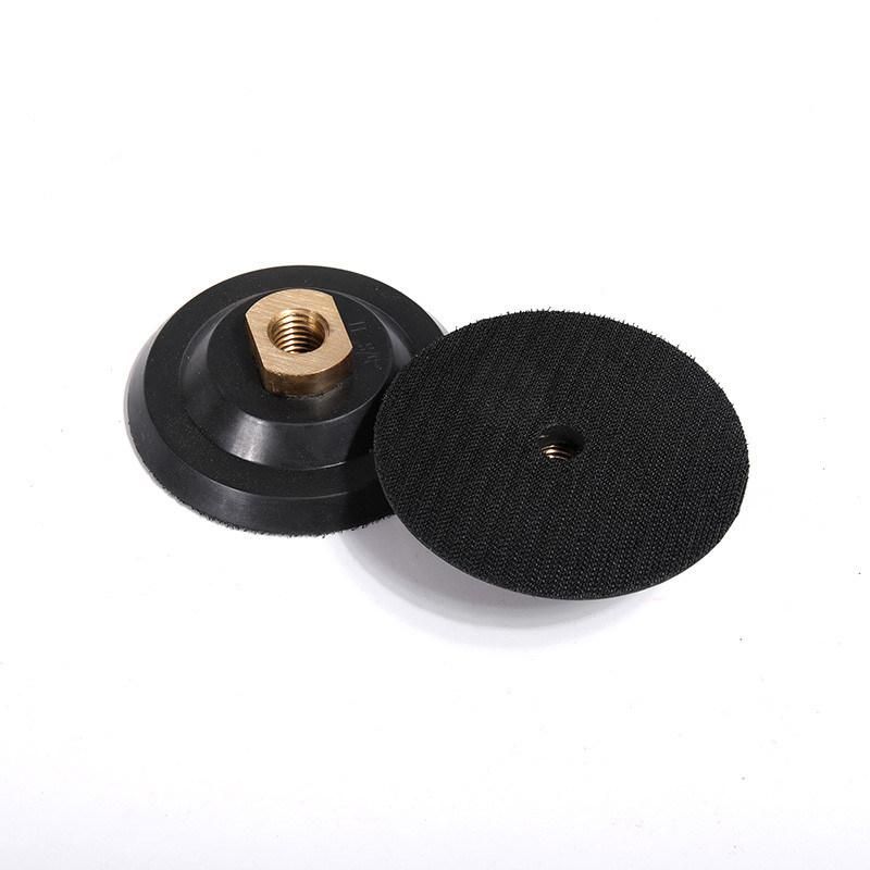 Flexible Marble Polishing Pads Backer Diameter 4" Rubber Backer Pad