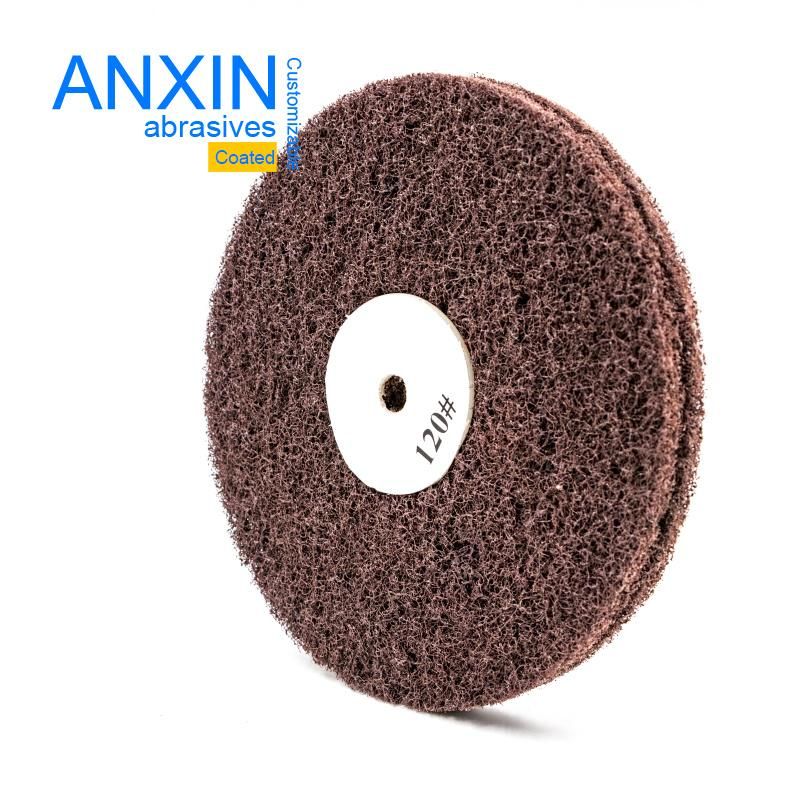 Double Layers Non-Woven Flap Wheel with a Hole