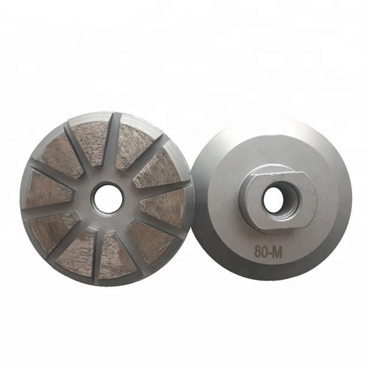 3 Inch D80mm Universal Diamond Grinding Wheel with Single Pin Diamond Polishing Disc for Concrete and Terrazzo Floor