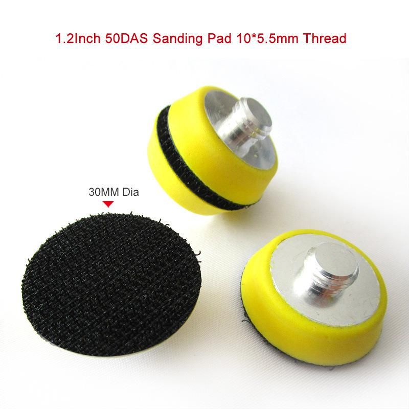 1.2 Inch 50das Sanding Disc Backing Pad 10*5.5mm Thread Grinding Pad Abrasive Tools Electric Grinder Accessories