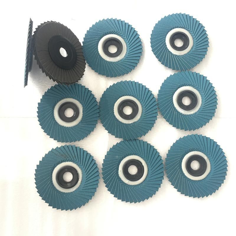 High Quality Premium Wear-Resisting 100mm Zirconia Alumina Radial Flap Disc for Grinding Stainless Steel and Metal